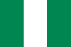 ナイジェリア連邦共和国 タディの国旗の世界