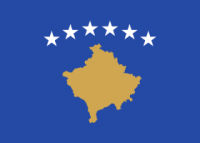 コソボの国旗は星と地図